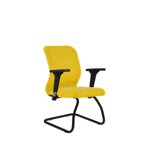 Кресло офисное SU-Mr-4/подл.200/осн.008 желтый в Йошкар-Оле