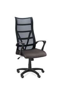 Офисное кресло для персонала Топ, сетка/ткань Bahama / черная/серая в Йошкар-Оле