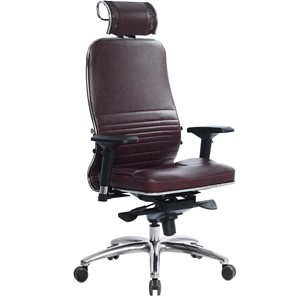 Офисное кресло Samurai KL-3.04, темно-бордовый в Йошкар-Оле