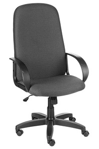 Кресло компьютерное ДамОфис Амбасадор JP15/1 серый ромбик в Йошкар-Оле