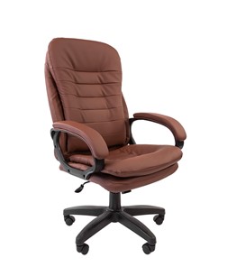 Офисное кресло CHAIRMAN 795 LT, экокожа, цвет коричневый в Йошкар-Оле