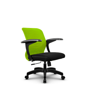 Кресло офисное SU-M-4/подл.160/осн.001, Зеленый/Черный в Йошкар-Оле
