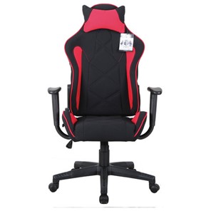 Компьютерное кресло Brabix GT Racer GM-100 (подушка, ткань, черное/красное) 531820 в Йошкар-Оле