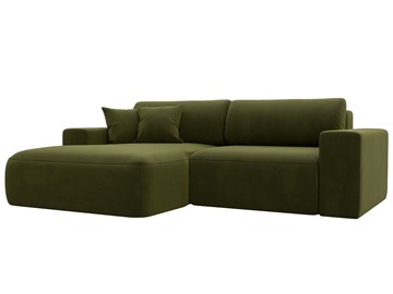 Угловой диван Лига-036 Классик, Зеленый (Микровельвет) в Йошкар-Оле