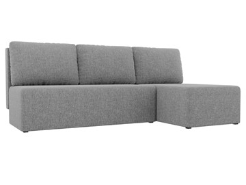 Угловой диван с оттоманкой Поло, Серый (рогожка) в Йошкар-Оле