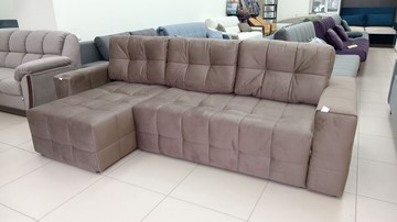 Угловой диван с оттоманкой Реал ДУ Graund 03 велюр в Йошкар-Оле