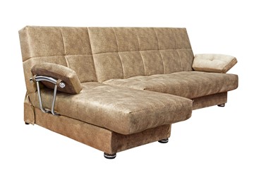 Угловой диван FLURE Home Милана 6 ДУ с хром. подлокотниками, НПБ в Йошкар-Оле