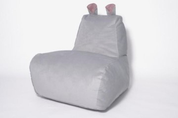 Кресло-мешок Бегемот серый в Йошкар-Оле