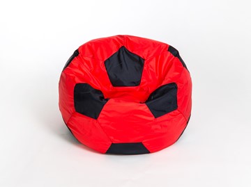 Кресло-мешок Мяч большой, красно-черный в Йошкар-Оле