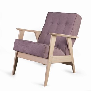 Кресло Ретро (беленый дуб / RS 12 - розовый) в Йошкар-Оле