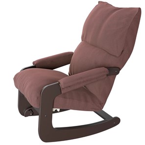 Кресло Трансформер Амадео ВСК №81 (каркас венге, сиденье коричнево-розовое) в Йошкар-Оле
