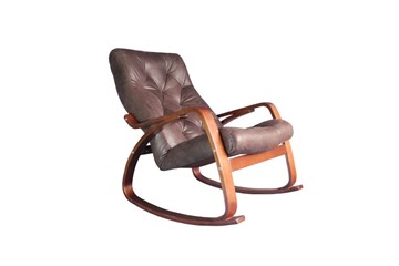 Кресло-качалка Гранд, замша шоколад в Йошкар-Оле