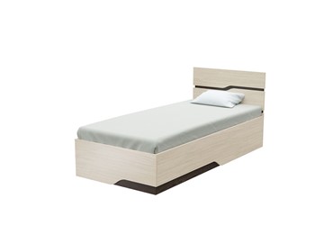 Кровать в спальню Wave Line 90х200, Дуб Шамони/Дуб Венге в Йошкар-Оле