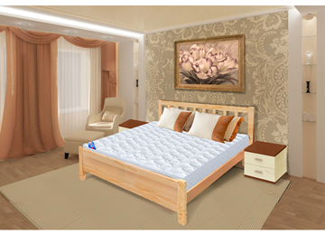 Спальная кровать Прага 160х190 с оcнованием в Йошкар-Оле