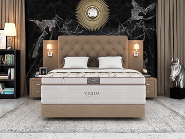 Кровать спальная Орматек Alliance/Podium M 160х200, Флок (Велсофт Какао) в Йошкар-Оле