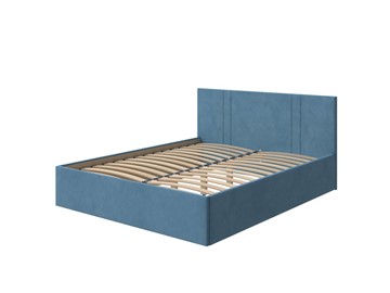 Кровать в спальню Helix Plus 180х200, Велюр (Monopoly Прованский синий (792)) в Йошкар-Оле