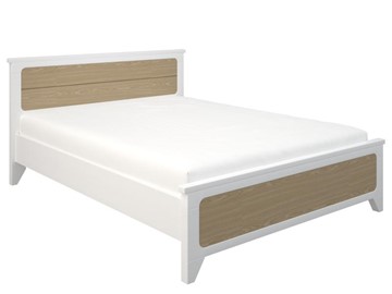 2-спальная кровать Боринское Соня 1400, Белый/Дуб в Йошкар-Оле