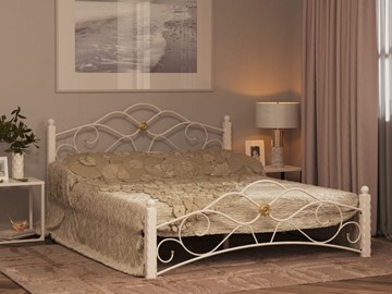 Спальная кровать Гарда 3, 160х200, белая в Йошкар-Оле