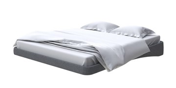 Кровать двуспальная парящая 160х200, Рогожка (Savana Grey) в Йошкар-Оле