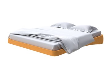 Парящая кровать 180х200, Велюр (Scandi Cotton 18 Шафран) в Йошкар-Оле