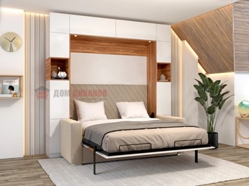 Кровать-шкаф с диваном DetalMaster Аделина 1400х2000 в Йошкар-Оле