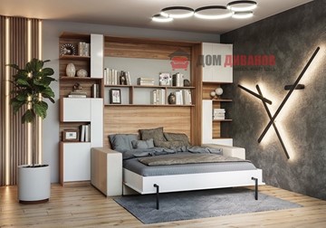 Кровать-шкаф с диваном DetalMaster Дина, 1400х2000 в Йошкар-Оле