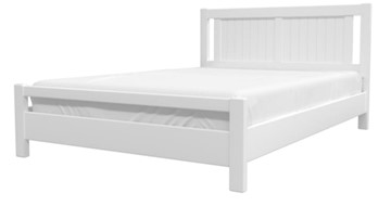 Кровать полутороспальная Ванесса из массива сосны (Белый Античный) 140х200 в Йошкар-Оле
