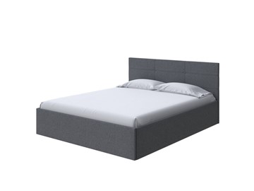 Кровать в спальню Vector Plus 90х200, Рогожка (Savana Grey (серый)) в Йошкар-Оле