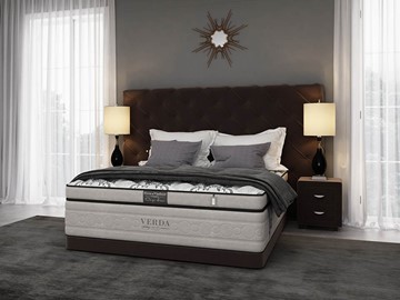Спальная кровать Style/Basement 160х200, Флок (Велсофт Спелая слива) в Йошкар-Оле