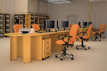 Офисный набор мебели Классик рабочее место для опенспэйса (фрифло) в Йошкар-Оле