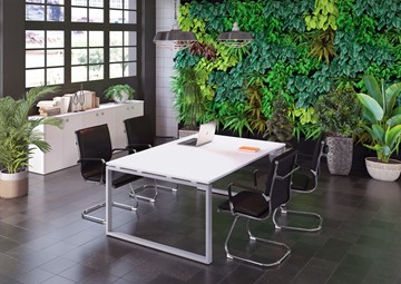 Набор мебели в офис Metal System Style (Серый/Белый) в Йошкар-Оле