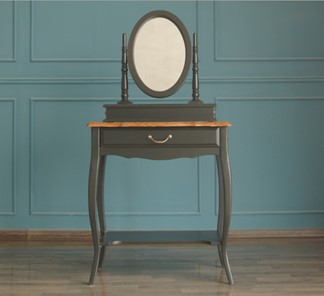Туалетный столик Leontina с зеркалом (ST9321BLK) Черный в Йошкар-Оле