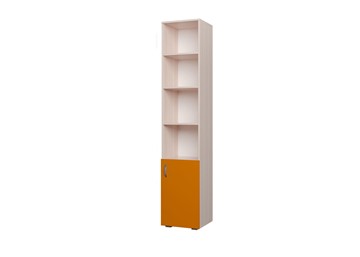 Детский шкаф 400 1Д Млечный дуб, Оранжевый в Йошкар-Оле