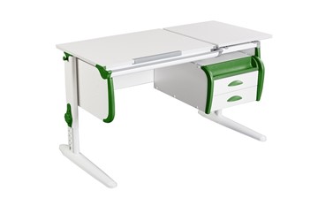 Растущий стол 1/75-40 (СУТ.25) + Tumba 3  белый/белый/Зеленый в Йошкар-Оле