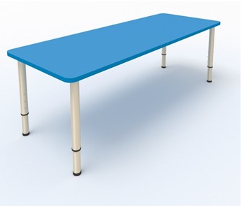 Стол для детей 2-местный  (по одну сторону столешн.) СДО-2 (0-3) синий в Йошкар-Оле