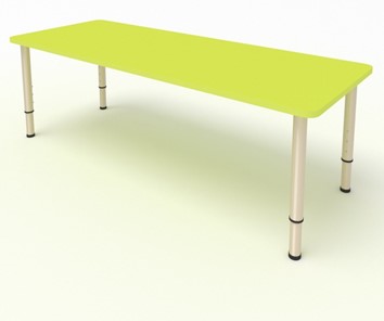 Детский стол 2-местный  (по одну сторону столешн.) СДО-2 (0-3) желтый в Йошкар-Оле