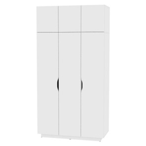 Распашной шкаф Аврора (H23) 2322х1201х540 Белый в Йошкар-Оле