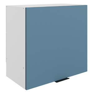 Шкаф кухонный Стоун L600 Н566 (1 дв. гл.) (белый/изумруд софттач) в Йошкар-Оле
