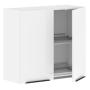 Навесной шкаф с посудосушителем IBIZA Белый MHSU 8072.1P (800х320х720) в Йошкар-Оле