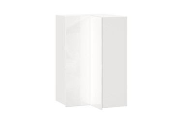 Шкаф кухонный угловой высокий Шервуд, ЛД 281.570.000.170, белый/белый глянец в Йошкар-Оле