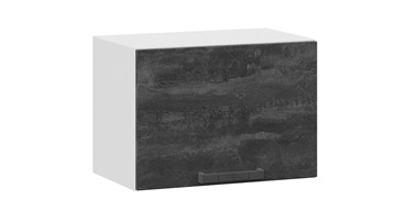 Навесной кухонный шкаф Детройт 1В5Г (Белый/Угольный Камень) в Йошкар-Оле