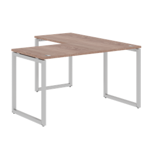 Письменный стол угловой левый XTEN-Q Дуб-сонома- серебро XQCT 1415 (L) (1400х1500х750) в Йошкар-Оле