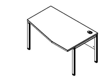Эргономичный стол XMCT 149R, правый, 1400х900х750 в Йошкар-Оле