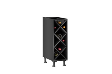 Тумба кухонная винная Мокка ЛД 270.070, цвет черный в Йошкар-Оле