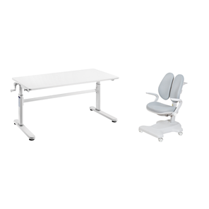 Комплект парта + кресло Imparare Grey + Estate Grey + чехол для кресла в подарок в Йошкар-Оле