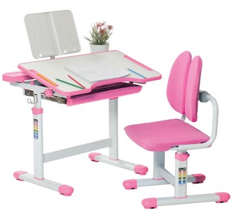Комплект растущей мебели SET Holto-18 розовый в Йошкар-Оле
