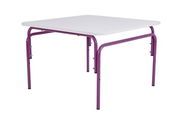 Детский растущий стол Фея Мой малыш, 0-1 гр., белый-фиолетовый в Йошкар-Оле
