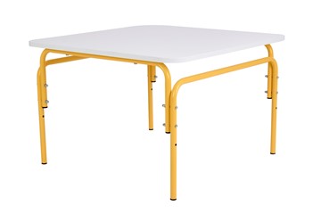 Детский растущий стол Фея Мой малыш, 0-1 гр., белый-желтый в Йошкар-Оле