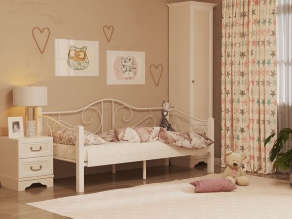 Детская кровать Гарда 7, 90х200, белая в Йошкар-Оле - изображение
