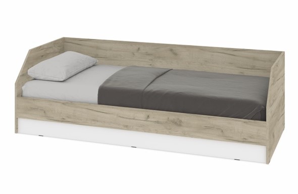 Подростковая кровать О81, Серый дуб - Белый в Йошкар-Оле - изображение